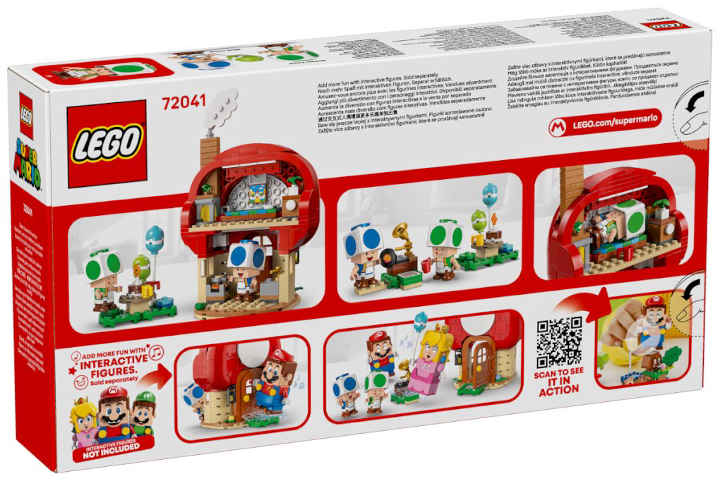 Конструктор LEGO Вечеринка в доме Жабы Super Mario, деталей 276 шт купить,NaN