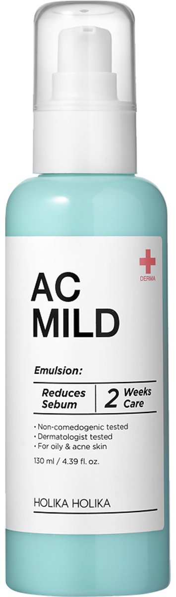 Holika Holika эмульсия Успокаивающая против покраснений и акне для проблемной кожи AC Mild Emulsion для лица 130 мл