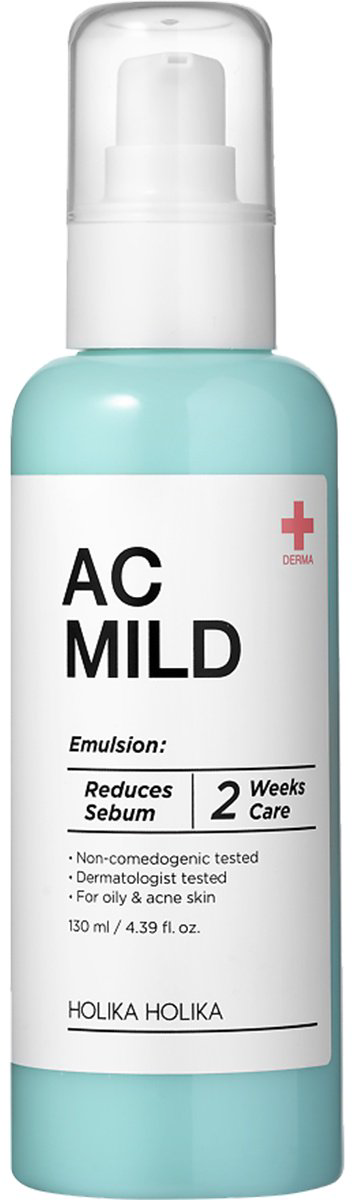 Holika Holika эмульсия Успокаивающая против покраснений и акне для проблемной кожи AC Mild Emulsion для лица 130 мл купить,NaN