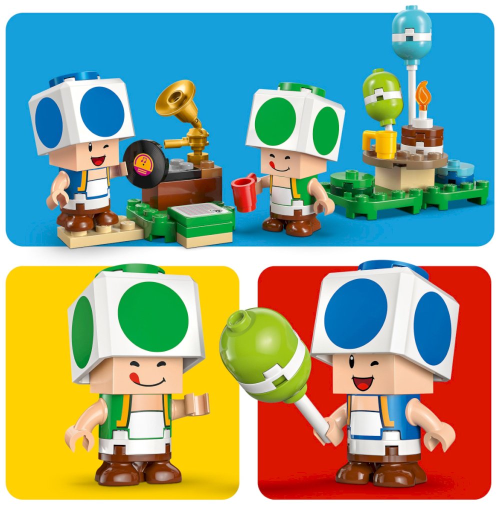 Конструктор LEGO Вечеринка в доме Жабы Super Mario, деталей 276 шт купить,NaN