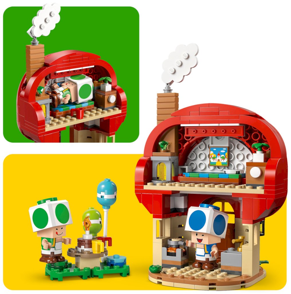 Конструктор LEGO Вечеринка в доме Жабы Super Mario, деталей 276 шт купить,NaN