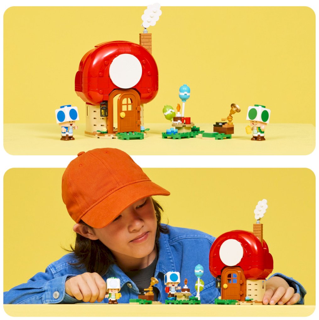 Конструктор LEGO Вечеринка в доме Жабы Super Mario, деталей 276 шт купить,NaN