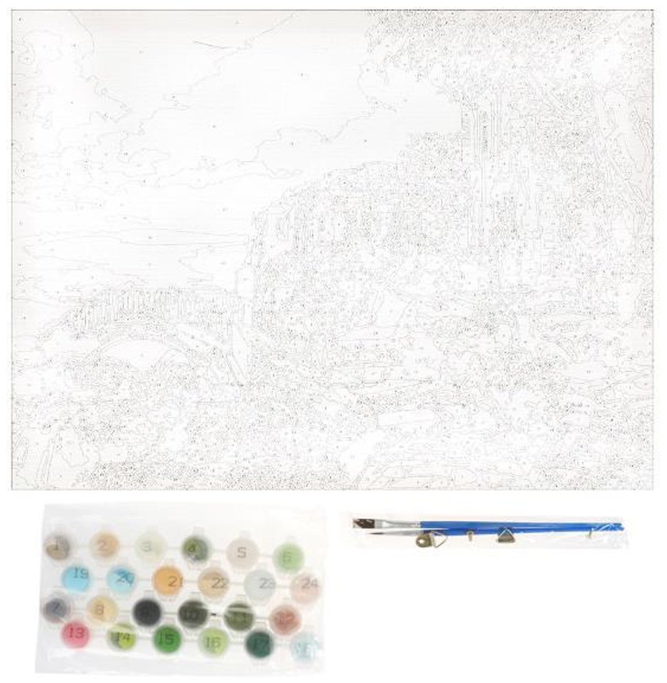 Картина Мульти Арт Мостик холст на картоне 40x30 см купить,0
