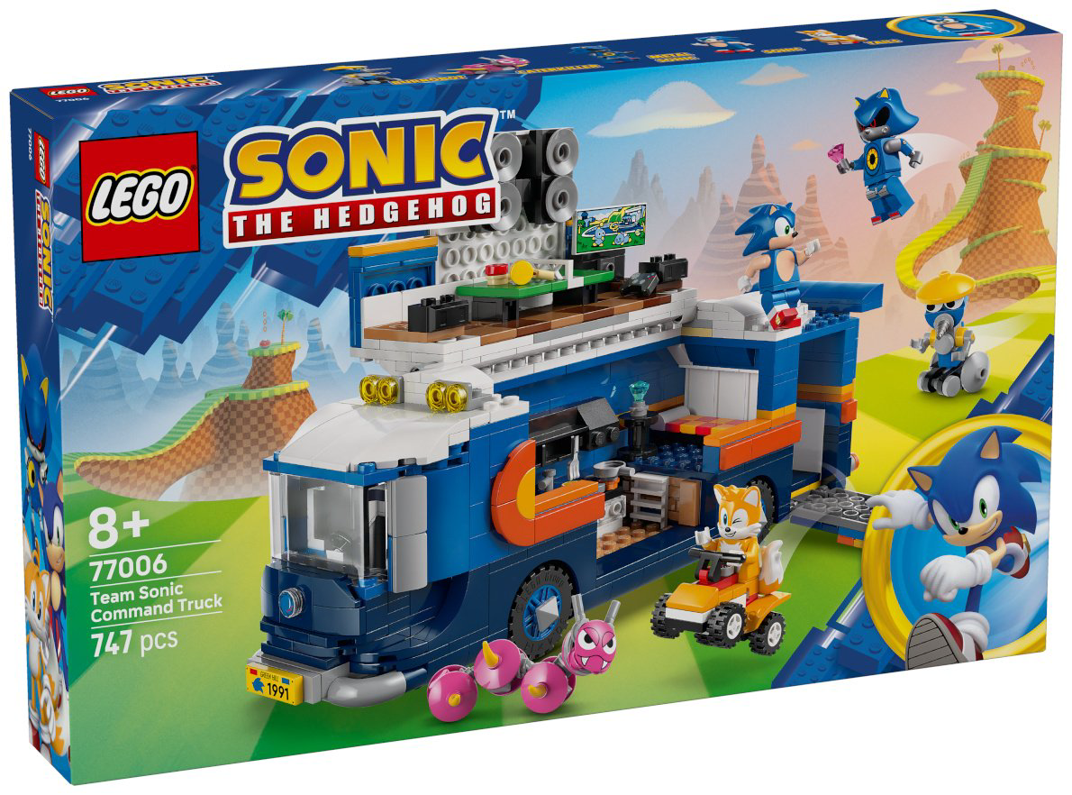 Конструктор LEGO Грузовик-штаб Команды Соника Sonic the Hedgehog, деталей 747 шт купить,NaN