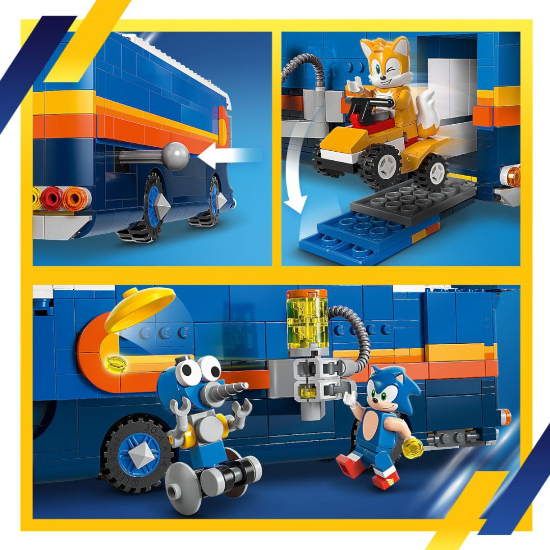 Конструктор LEGO Грузовик-штаб Команды Соника Sonic the Hedgehog, деталей 747 шт купить,NaN