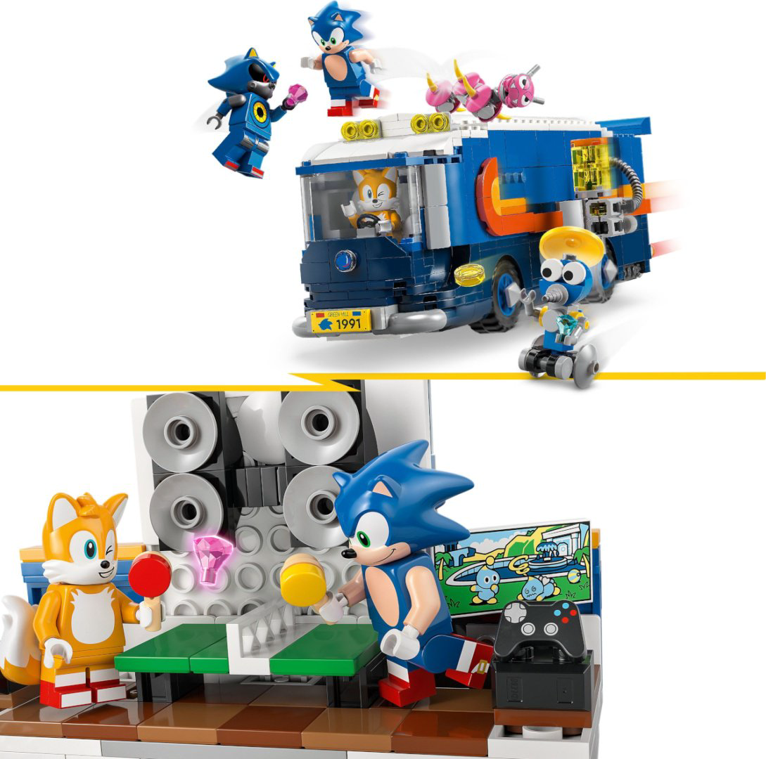 Конструктор LEGO Грузовик-штаб Команды Соника Sonic the Hedgehog, деталей 747 шт купить,NaN