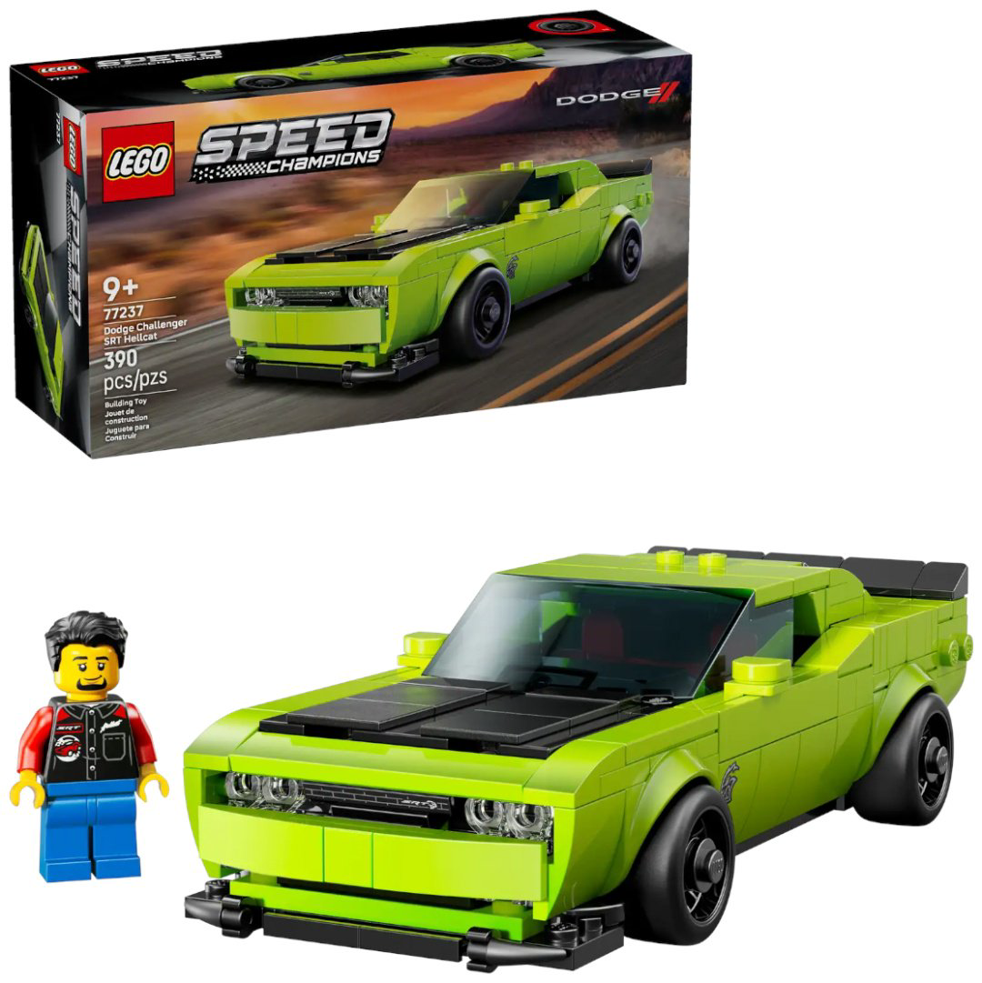 Конструктор LEGO Спорткар Dodge Challenger SRT Hellcat Speed Champions, деталей 390 шт - ForteMarket Конструктор LEGO Спорткар Dodge Challenger SRT Hellcat Speed Champions, деталей 390 шт купить,21285
