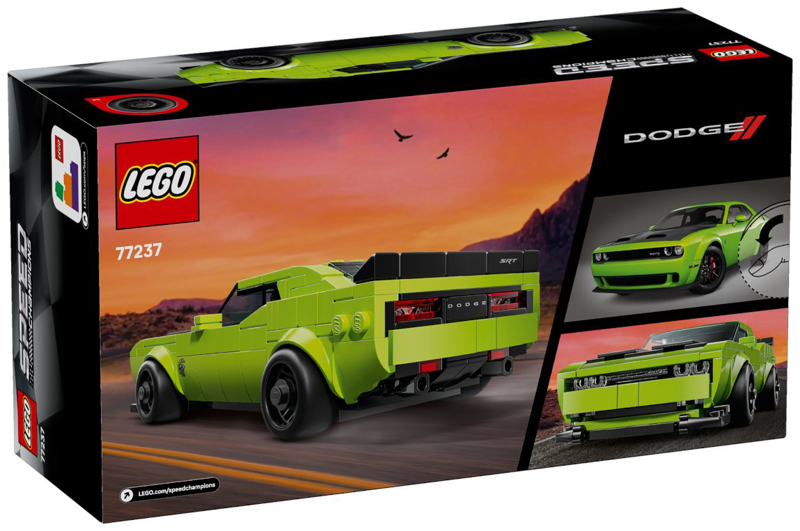 Конструктор LEGO Спорткар Dodge Challenger SRT Hellcat Speed Champions, деталей 390 шт - ForteMarket Конструктор LEGO Спорткар Dodge Challenger SRT Hellcat Speed Champions, деталей 390 шт купить,21285