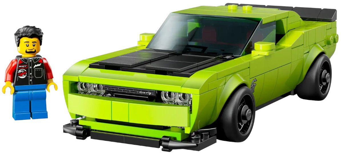 Конструктор LEGO Спорткар Dodge Challenger SRT Hellcat Speed Champions, деталей 390 шт - ForteMarket Конструктор LEGO Спорткар Dodge Challenger SRT Hellcat Speed Champions, деталей 390 шт купить,21285