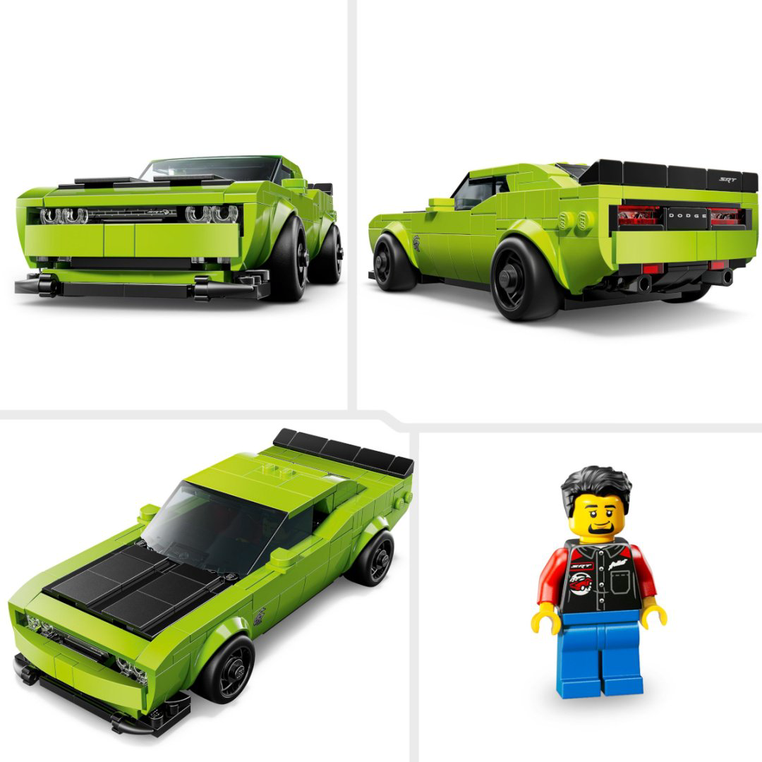 Конструктор LEGO Спорткар Dodge Challenger SRT Hellcat Speed Champions, деталей 390 шт - ForteMarket Конструктор LEGO Спорткар Dodge Challenger SRT Hellcat Speed Champions, деталей 390 шт купить,21285