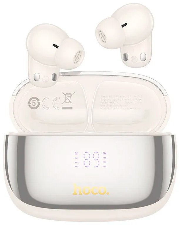 Наушники Hoco EQ20 TWS Milky White бежевый купить,NaN