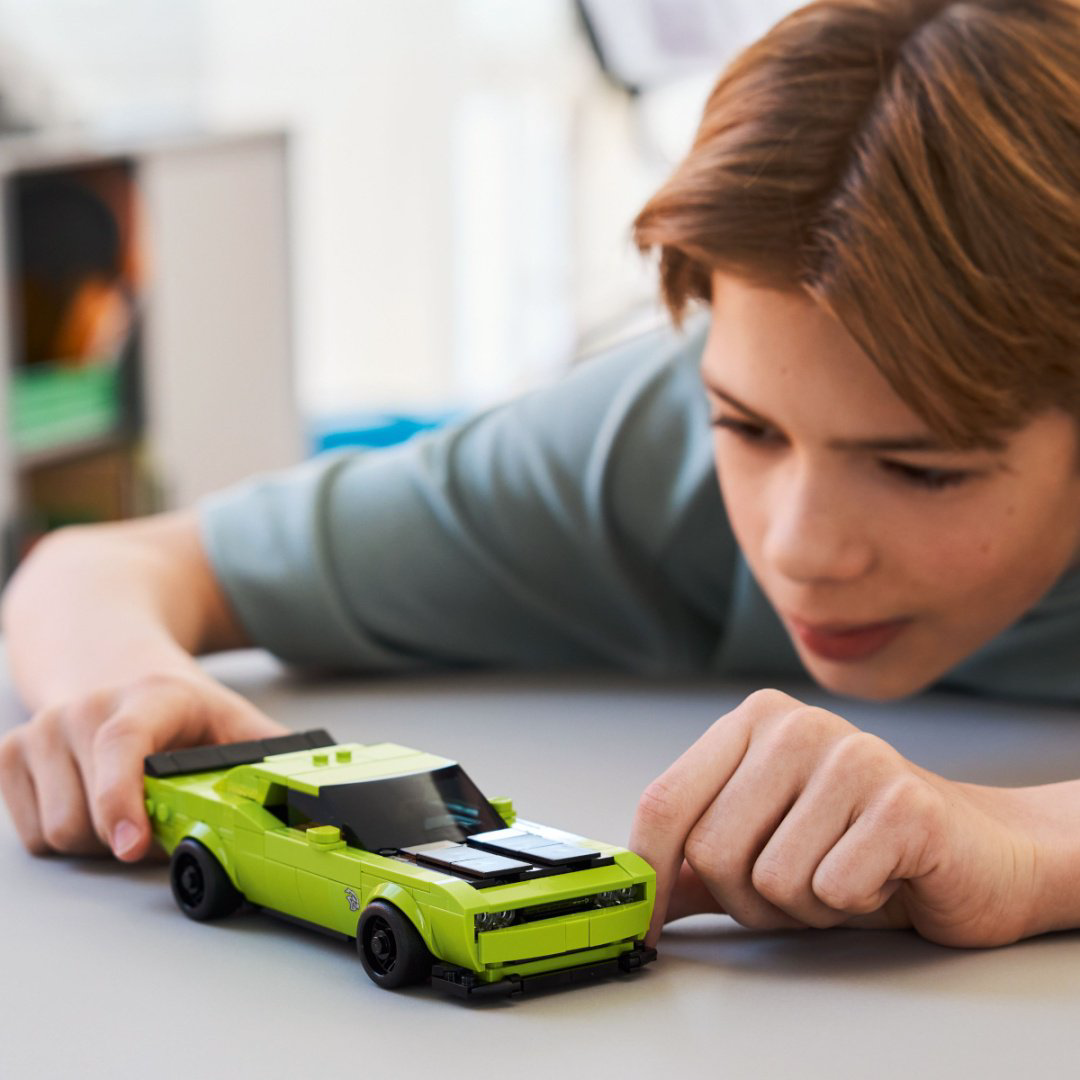 Конструктор LEGO Спорткар Dodge Challenger SRT Hellcat Speed Champions, деталей 390 шт - ForteMarket Конструктор LEGO Спорткар Dodge Challenger SRT Hellcat Speed Champions, деталей 390 шт купить,21285
