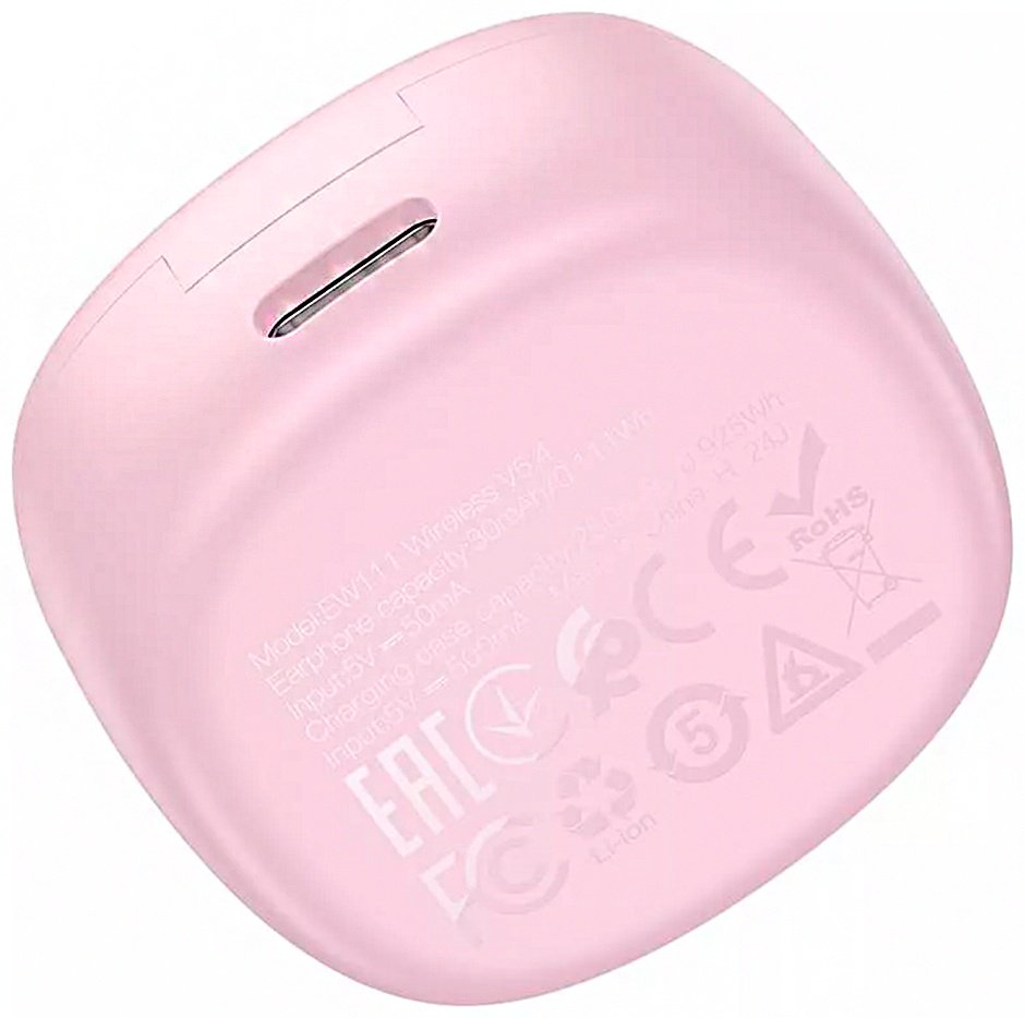 Наушники Hoco EW111 TWS Pink розовый купить,NaN