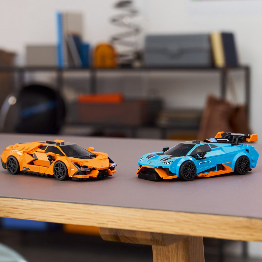 Конструктор LEGO Lamborghini Revuelto и Huracán STO Speed Champions, деталей 607 шт купить,NaN