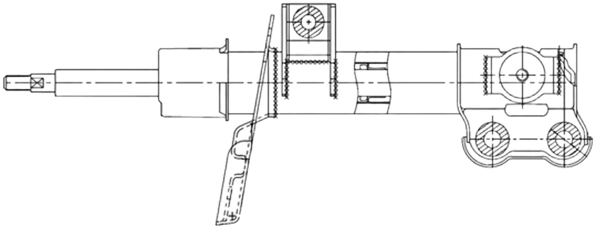 Амортизатор CTR передний GY 1308G 1 шт купить,NaN