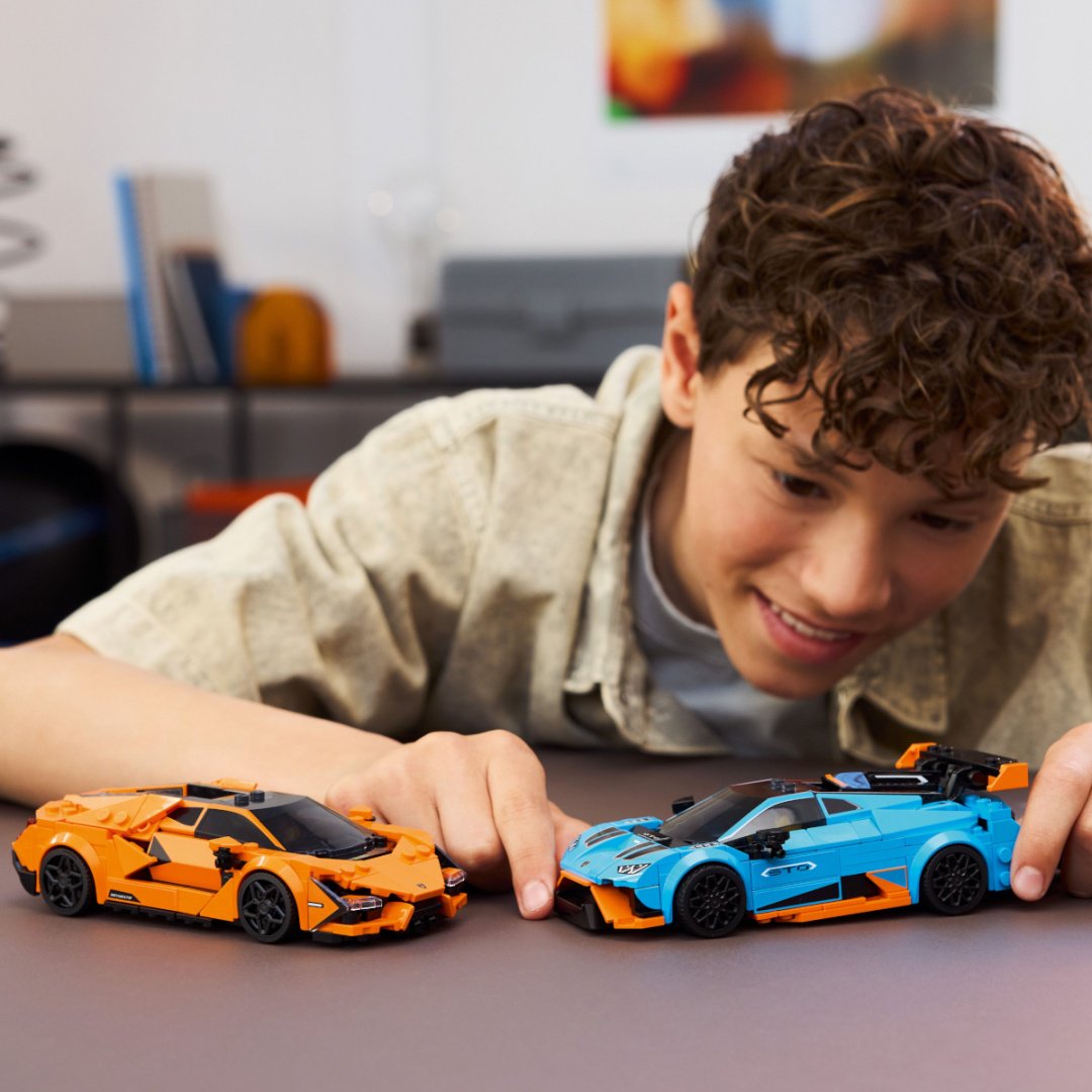 Конструктор LEGO Lamborghini Revuelto и Huracán STO Speed Champions, деталей 607 шт купить,NaN