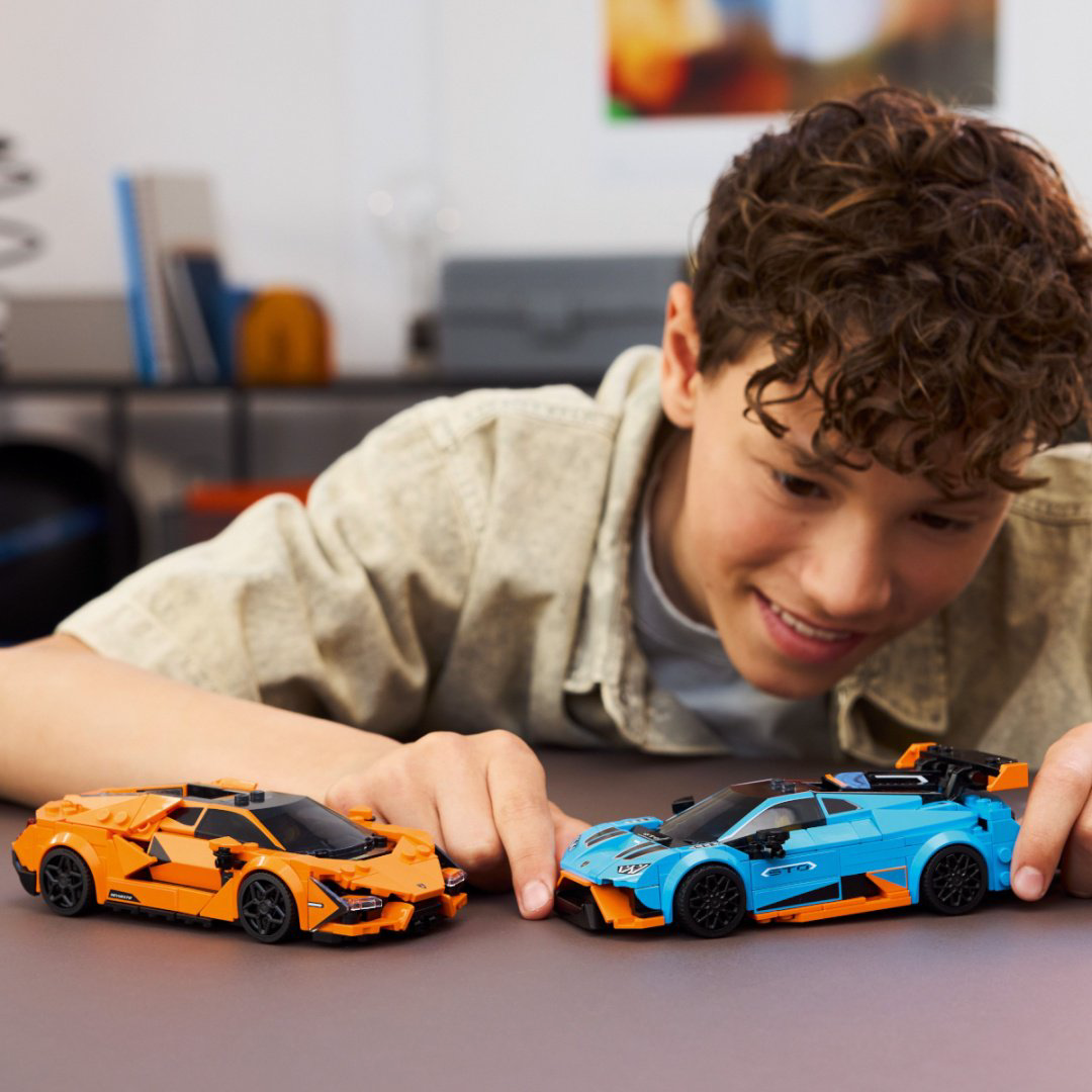 Конструктор LEGO Lamborghini Revuelto и Huracán STO Speed Champions, деталей 607 шт купить,NaN