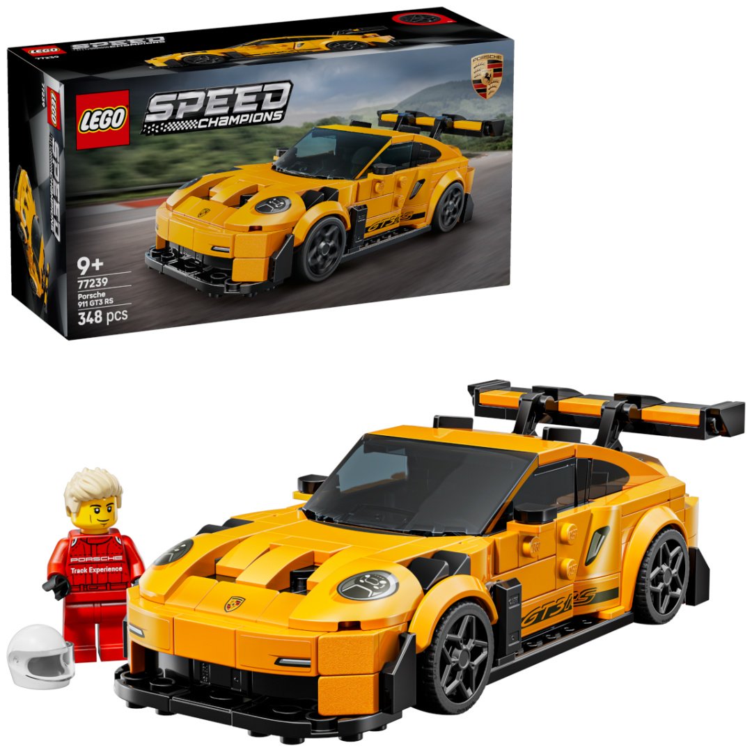 Конструктор LEGO Суперкар Porsche 911 GT3 RS Speed Champions, деталей 348 шт