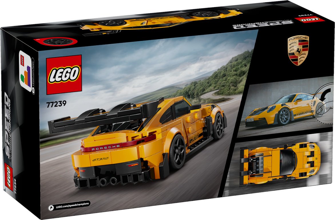 Конструктор LEGO Суперкар Porsche 911 GT3 RS Speed Champions, деталей 348 шт купить,0