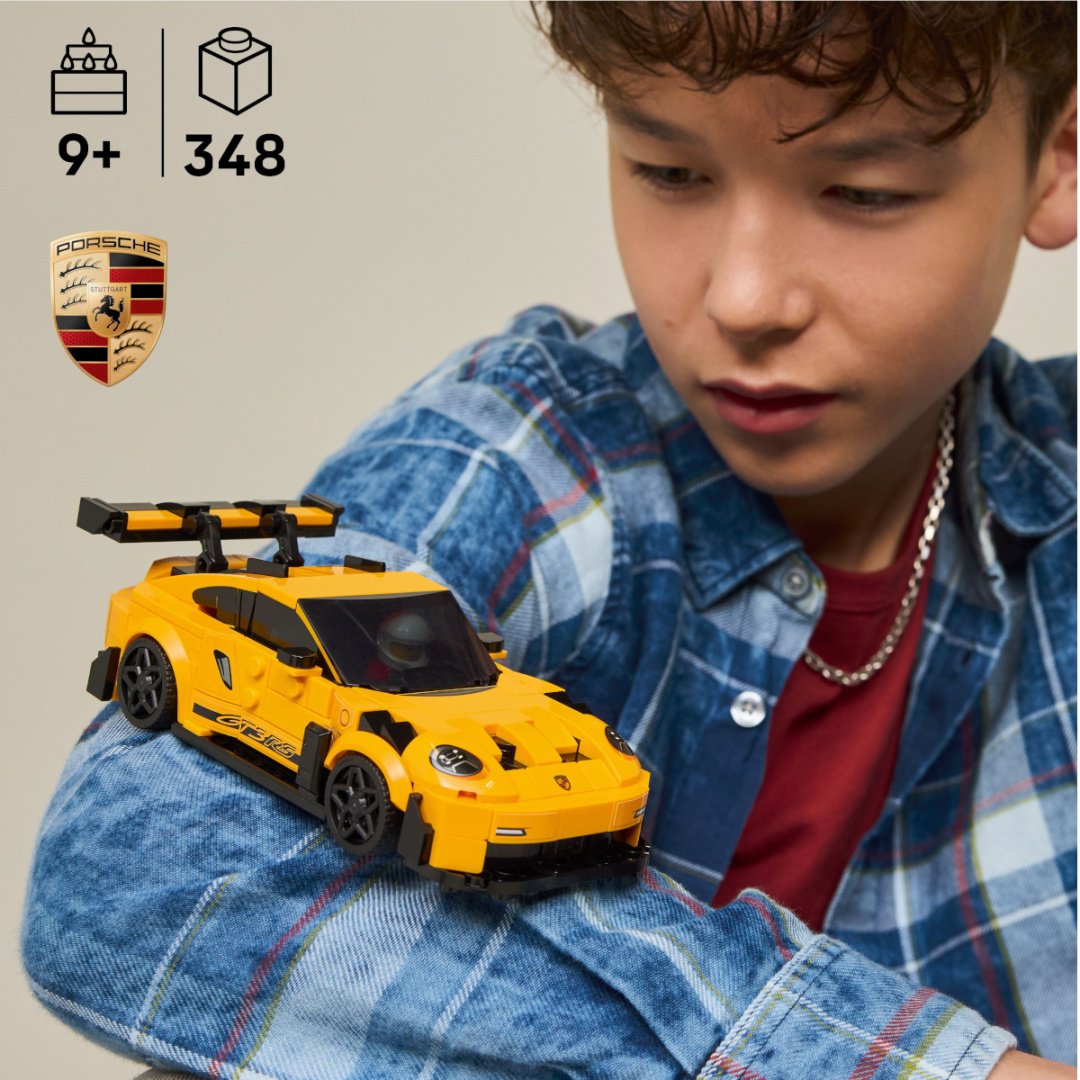 Конструктор LEGO Суперкар Porsche 911 GT3 RS Speed Champions, деталей 348 шт купить,0
