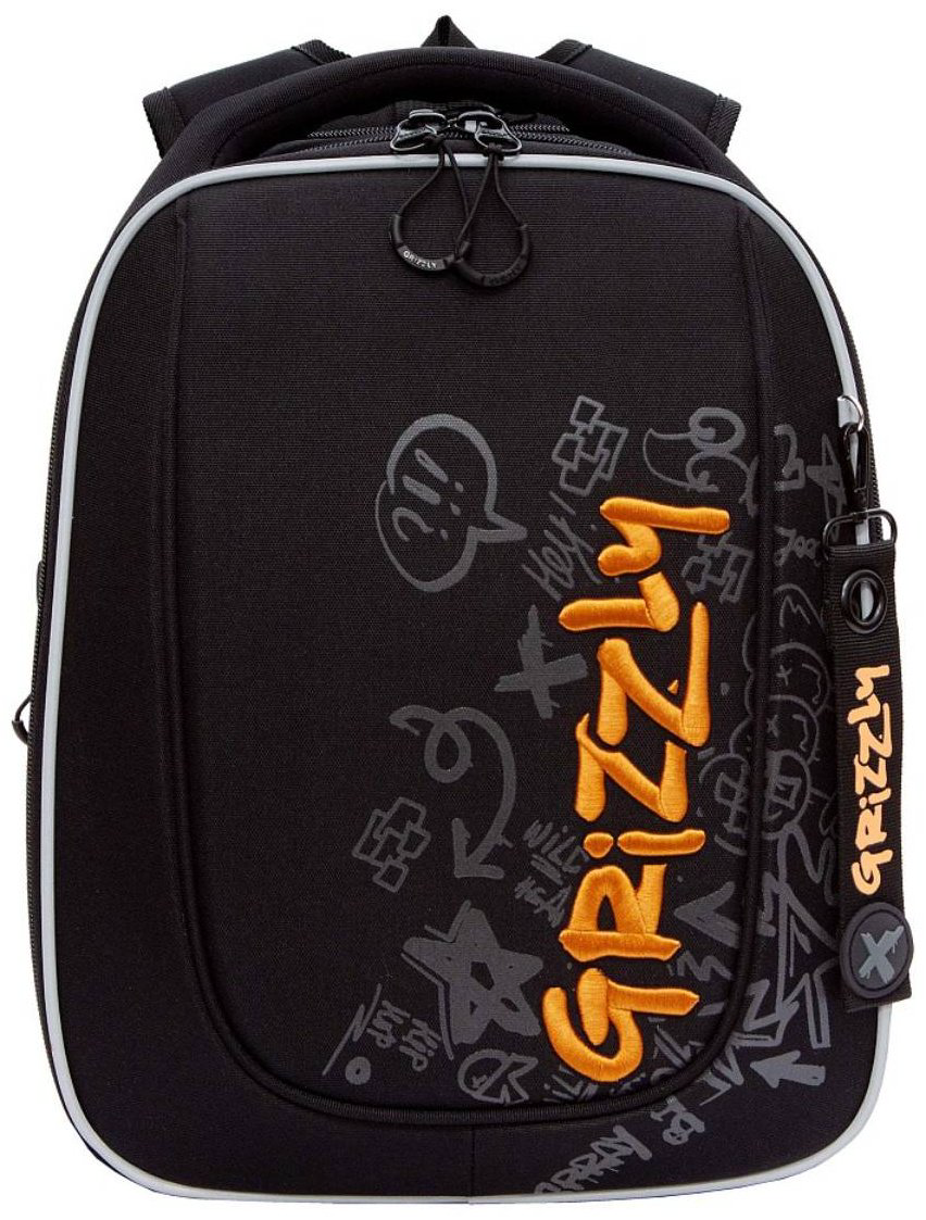 Рюкзак Grizzly полиэстер черный купить,NaN