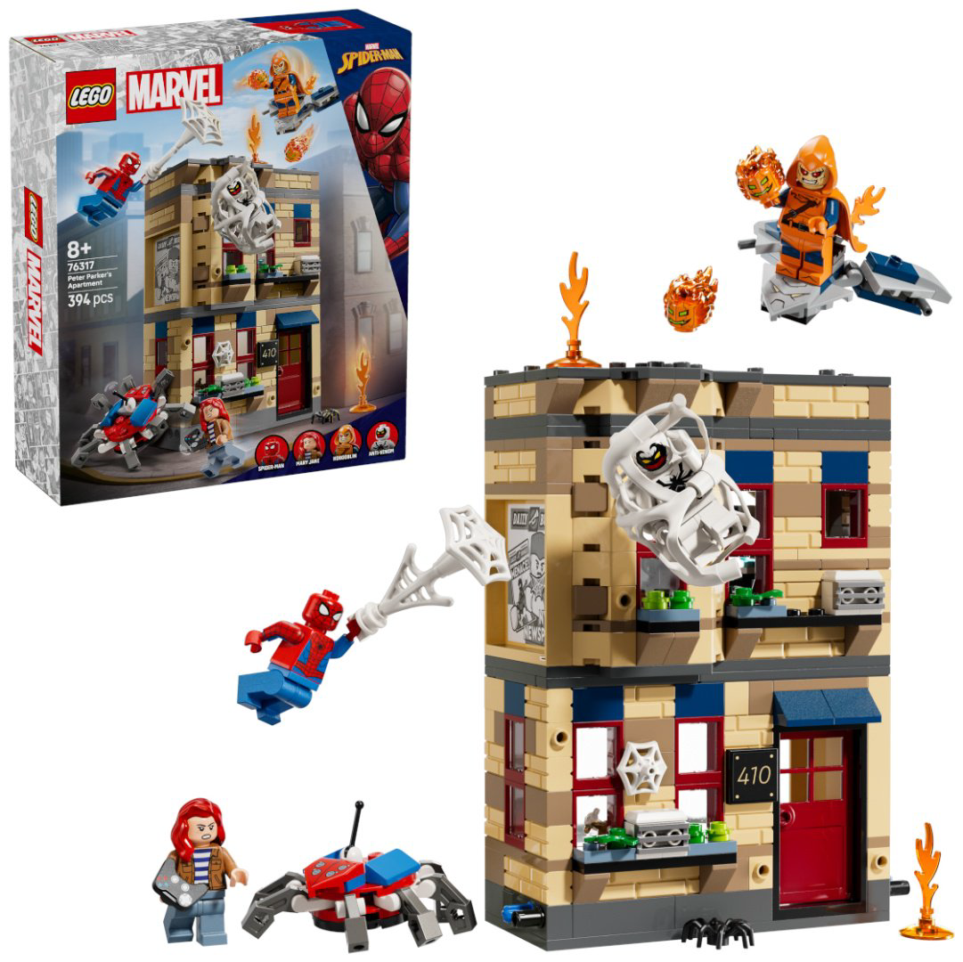 Конструктор LEGO Квартира Питера Паркера Marvel, деталей 394 шт купить,NaN