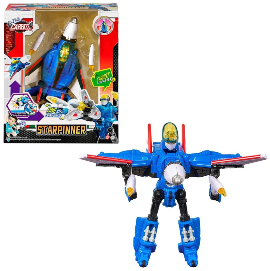 Трансформер Carbot Карбот Starpinner S6 Hello Carbot 66066, высота 20 см