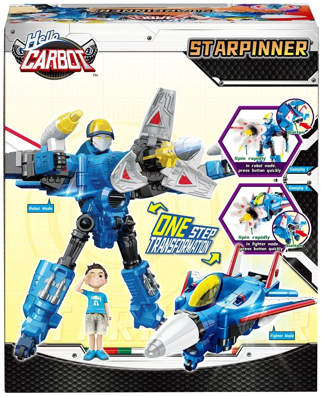Трансформер Carbot Карбот Starpinner S6 Hello Carbot 66066, высота 20 см купить,NaN