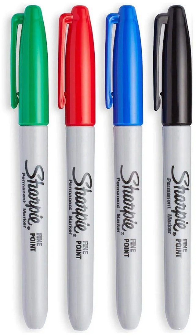 Маркер SHARPIE SP-1985858, 4 шт, 0.9 мм, мультиколор купить,NaN