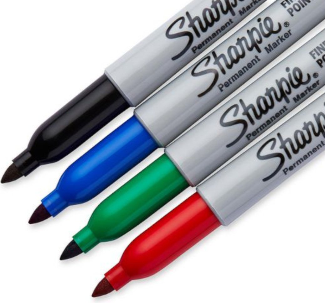 Маркер SHARPIE SP-1985858, 4 шт, 0.9 мм, мультиколор купить,0