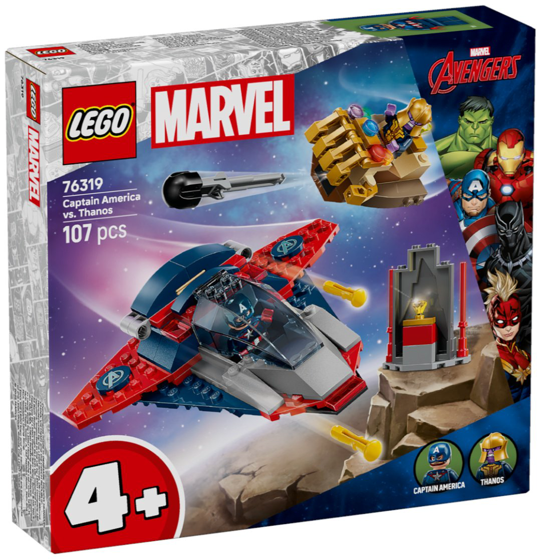 Конструктор LEGO Капитан Америка против Таноса Marvel, деталей 107 шт купить,NaN