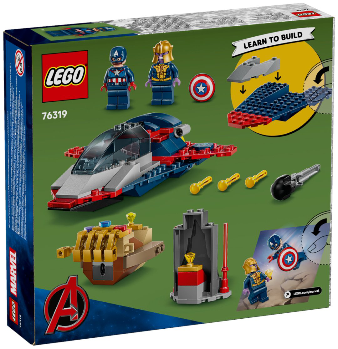 Конструктор LEGO Капитан Америка против Таноса Marvel, деталей 107 шт купить,NaN