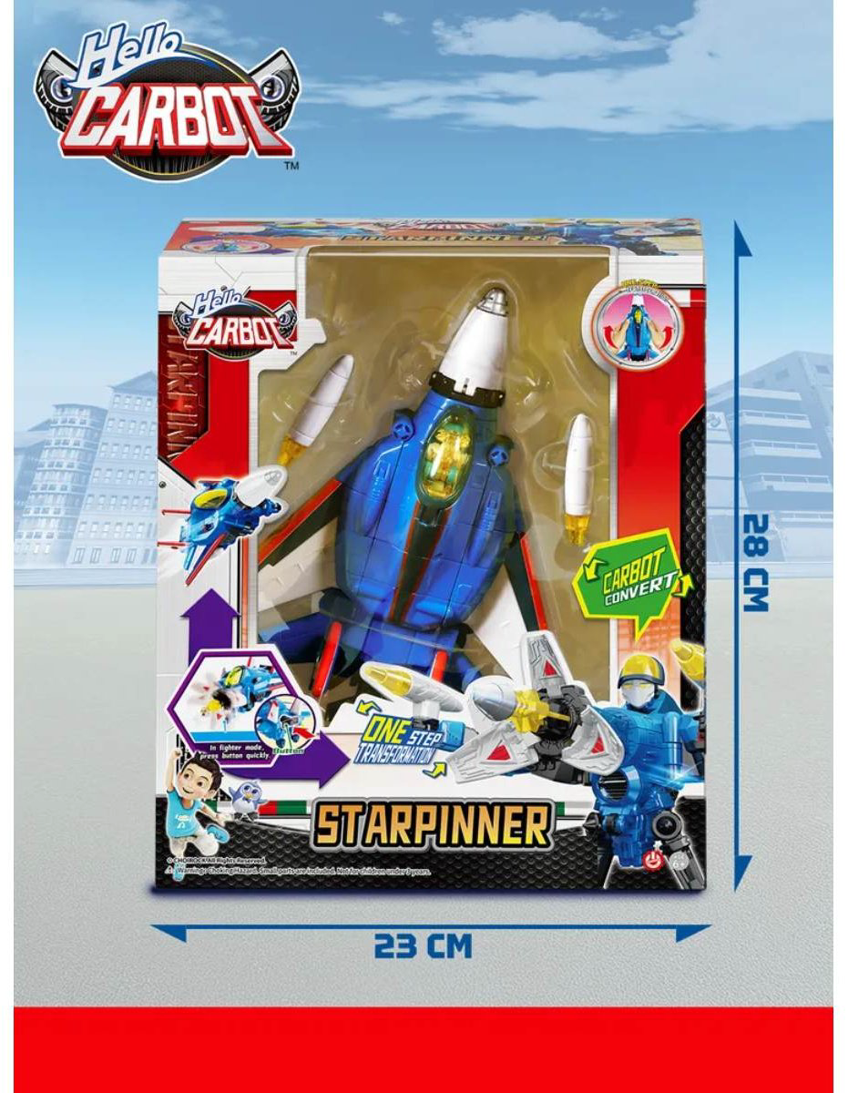 Трансформер Carbot Карбот Starpinner S6 Hello Carbot 66066, высота 20 см купить,NaN
