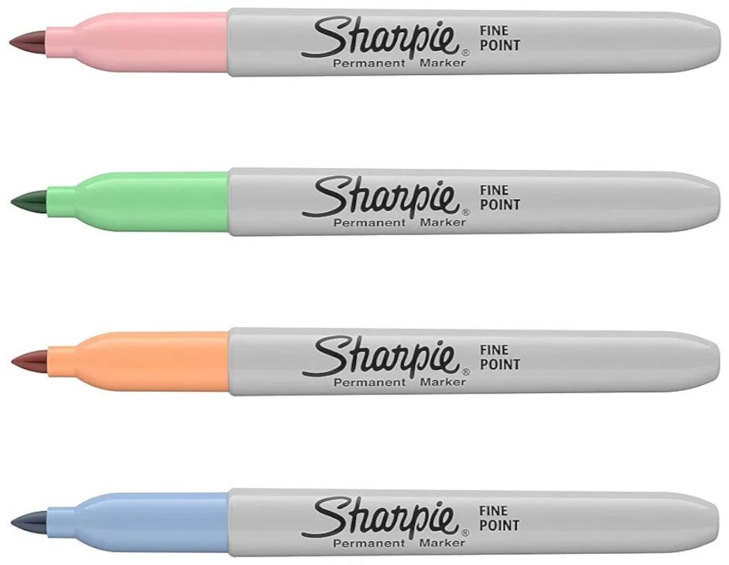 Маркер SHARPIE SP-2065402, 4 шт, 0.9 мм, мультиколор - ForteMarket Маркер SHARPIE SP-2065402, 4 шт, 0.9 мм, мультиколор купить,0