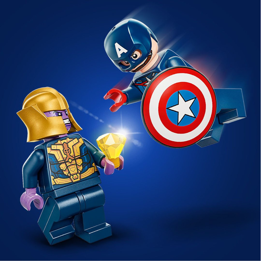 Конструктор LEGO Капитан Америка против Таноса Marvel, деталей 107 шт купить,NaN