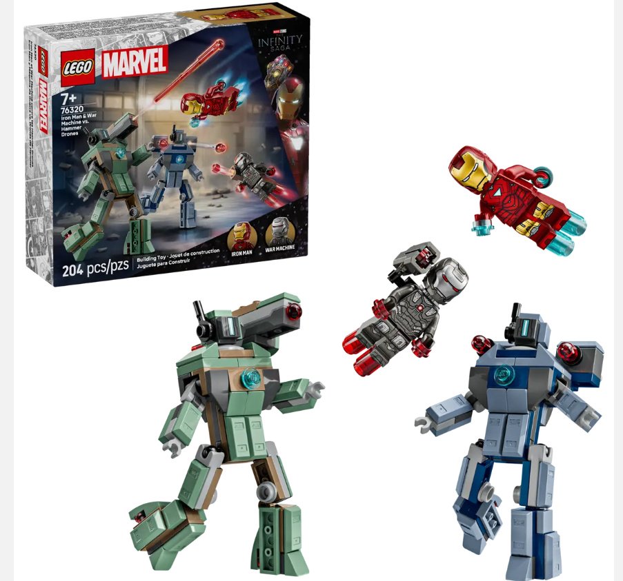 Конструктор LEGO SUPER HEROES MARVEL, деталей 204 шт