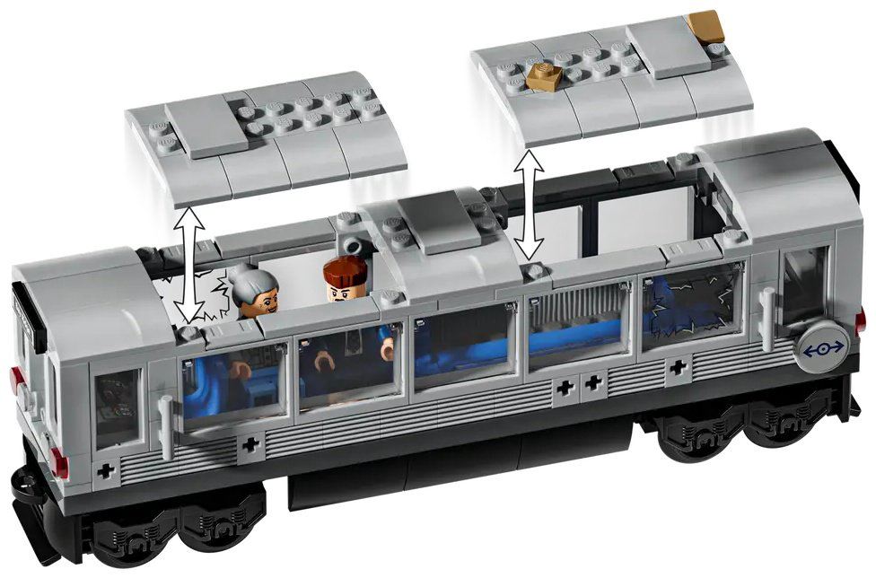 Конструктор LEGO Человек-паук против Док Ока: Сцена с поездом, деталей 393 шт купить,NaN