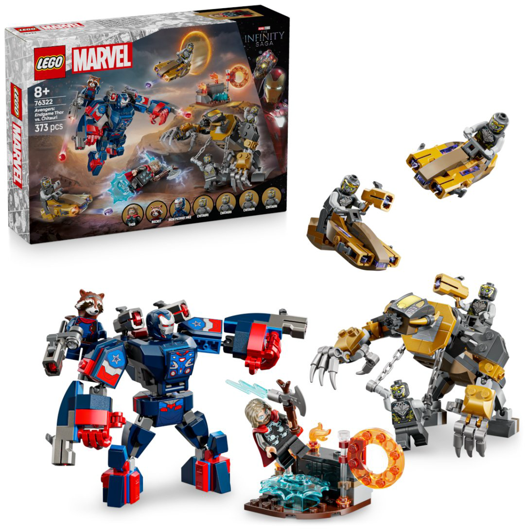 Конструктор LEGO Мстители Финал Тор против Читаури Marvel, деталей 373 шт купить,NaN