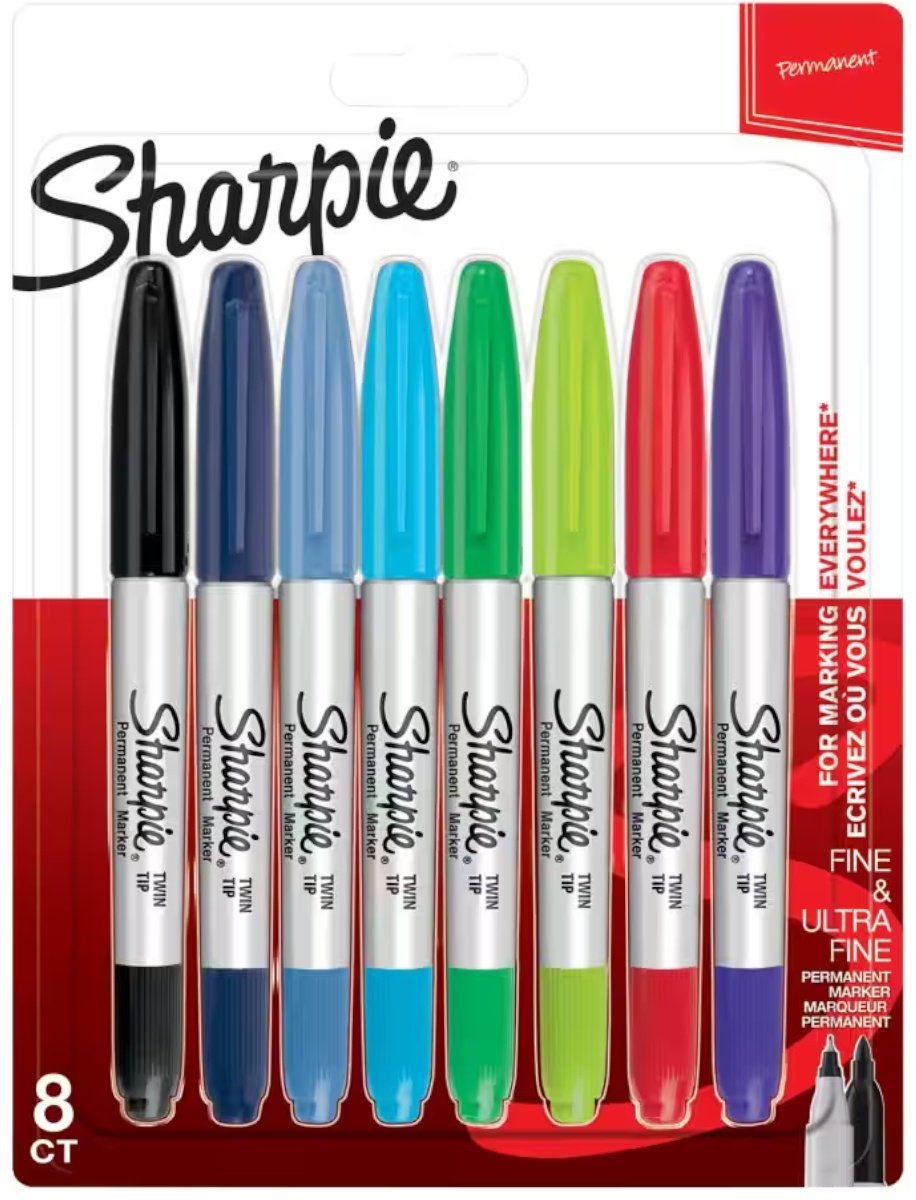 Маркер SHARPIE SP-2065409, 8 шт, 1 мм, мультиколор