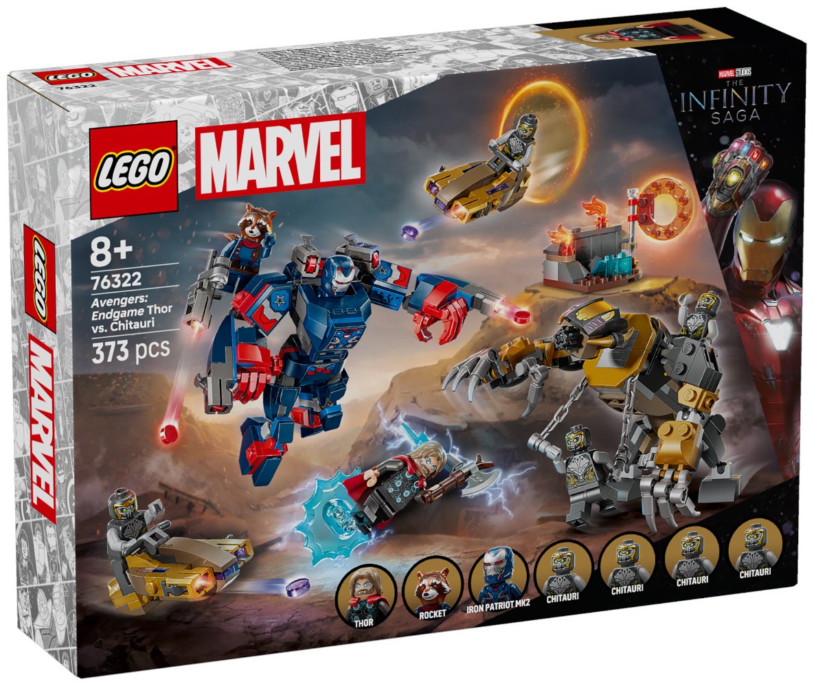Конструктор LEGO Мстители Финал Тор против Читаури Marvel, деталей 373 шт