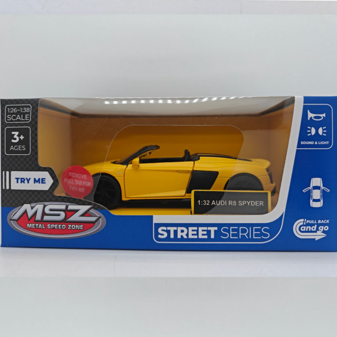 Легковая MSZ Audi R8 Spdyer желтый купить,NaN