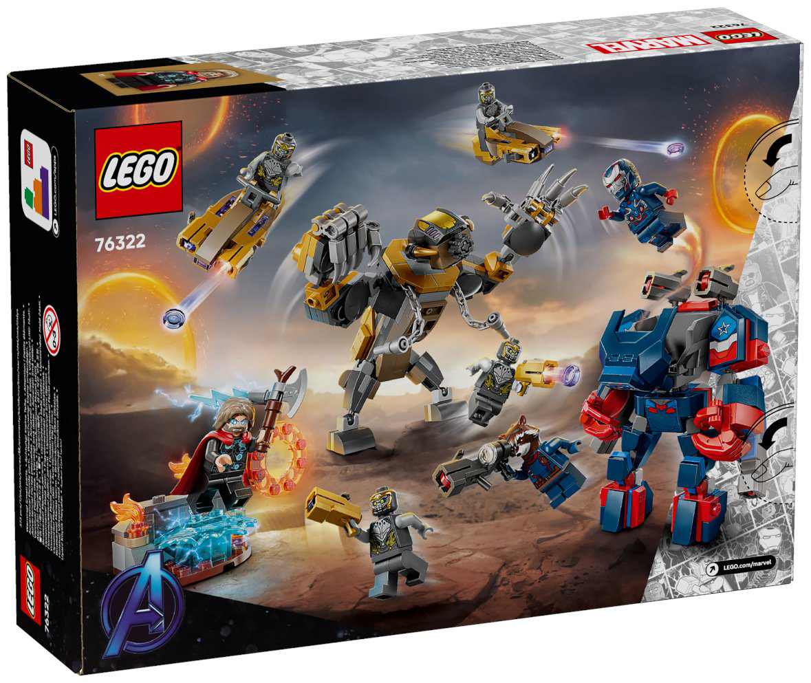 Конструктор LEGO Мстители Финал Тор против Читаури Marvel, деталей 373 шт купить,NaN