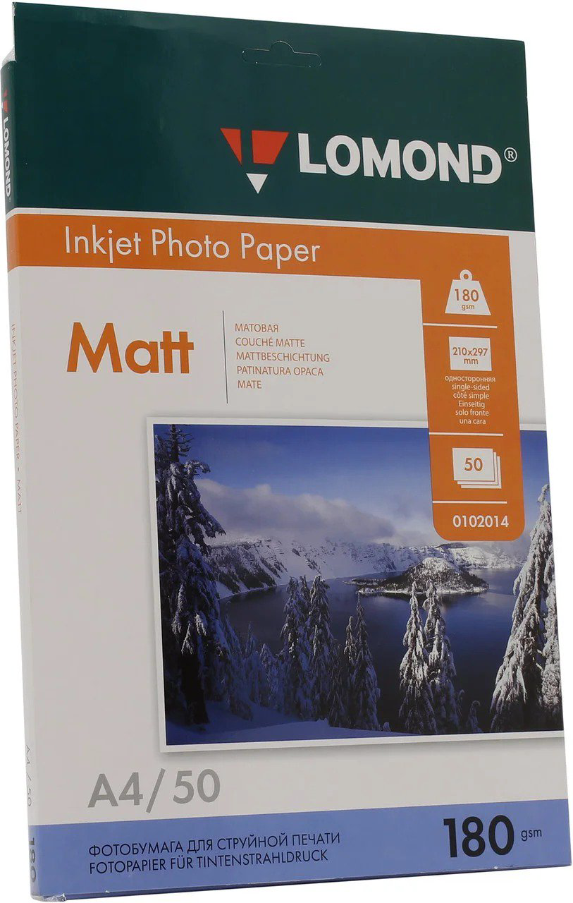 Бумага Lomond A4 0102014 50 листов матовая