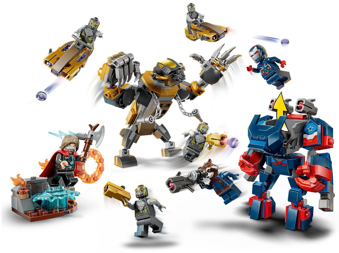 Конструктор LEGO Мстители Финал Тор против Читаури Marvel, деталей 373 шт купить,NaN