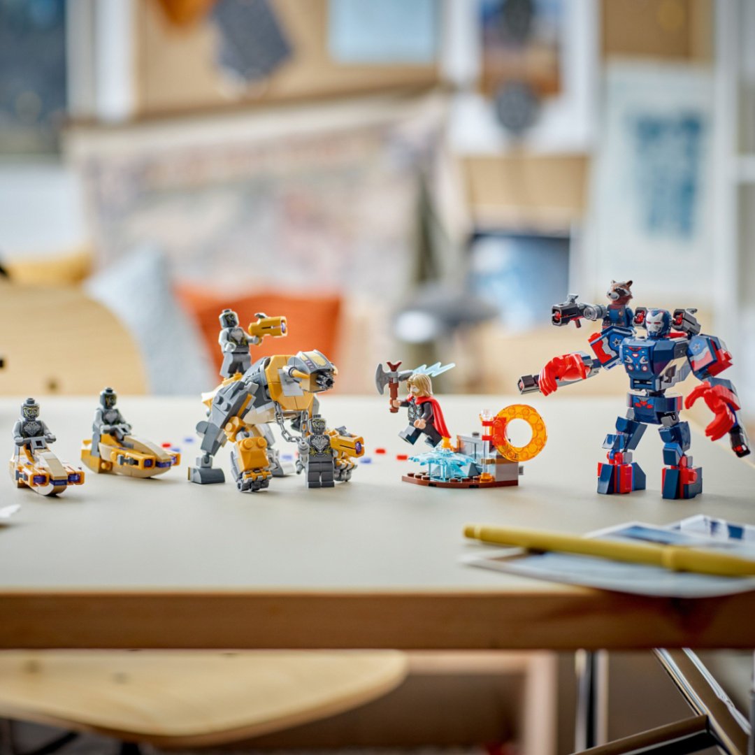 Конструктор LEGO Мстители Финал Тор против Читаури Marvel, деталей 373 шт купить,NaN
