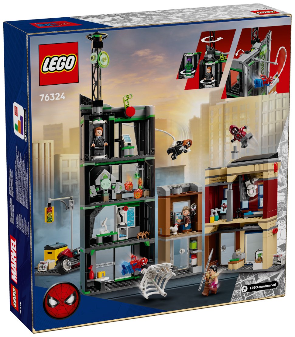 Конструктор LEGO Человек-паук против Озкорп Marvel, деталей 808 шт купить,0