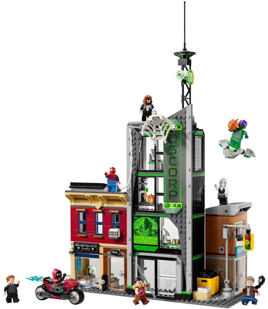 Конструктор LEGO Человек-паук против Озкорп Marvel, деталей 808 шт купить,0
