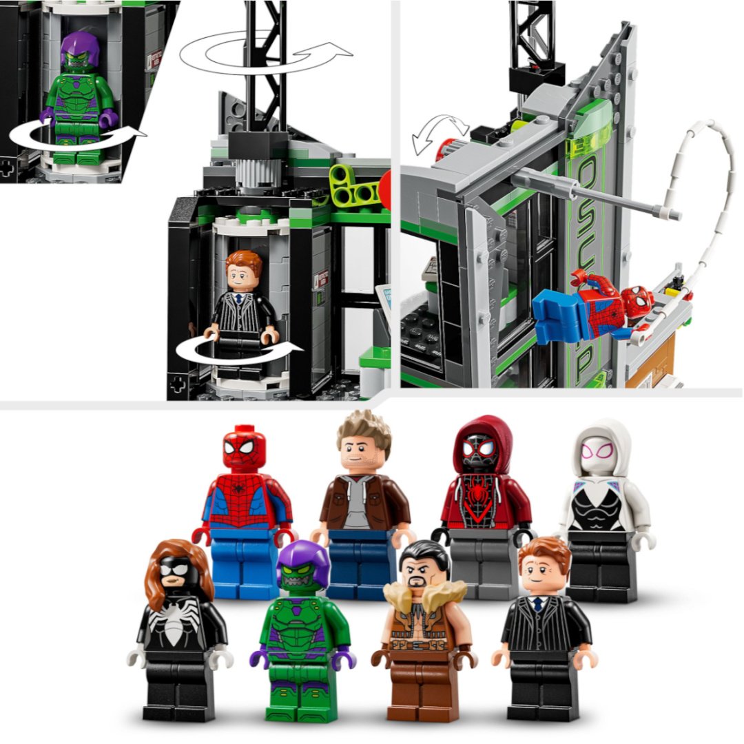 Конструктор LEGO Человек-паук против Озкорп Marvel, деталей 808 шт купить,0
