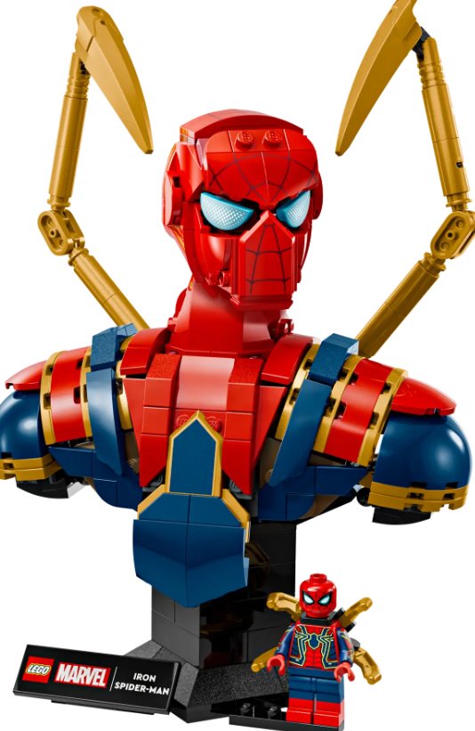 Конструктор LEGO Бюст Железного Человека-Паука, деталей 379 шт купить,NaN