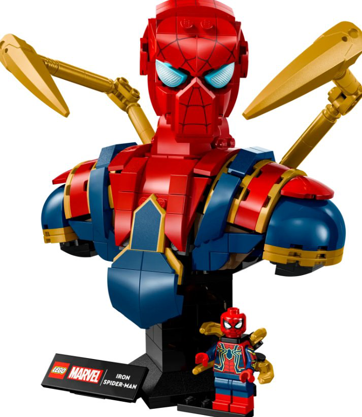 Конструктор LEGO Бюст Железного Человека-Паука, деталей 379 шт купить,NaN